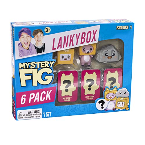 LankyBox Mystery Figure – 6er-Pack. Für die größten Fans, 6 von 10 möglichen Figuren einschließlich Foxy, Rocky und Ultra-Rare Canny, was Werden Sie bekommen?, Mehrfarbig LankyBox Mystery Figure – 6er-Pack. Für die größten Fans, 6 von 10 möglichen Figuren einschließlich Foxy, Rocky und Ultra-Rare Canny, was Werden Sie bekommen?, Mehrfarbig von LankyBox