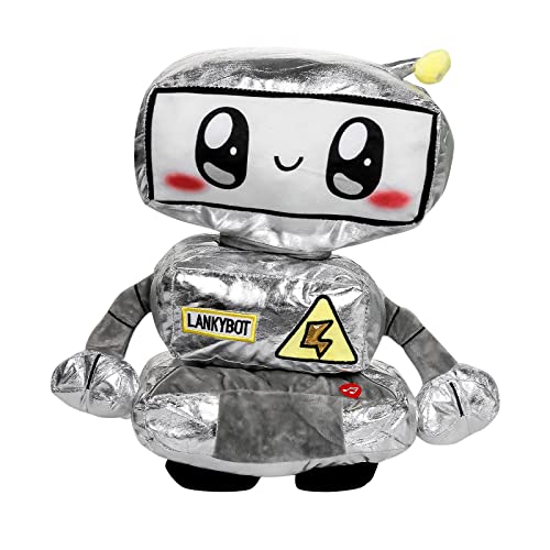 LANKYBOX Cyborg Plush Toy,LED Cyborg Soft Stuffed Plush Toy,Detachable Cute Robot Doll,Best Gift for Kids and Fans von LANKYBOX
