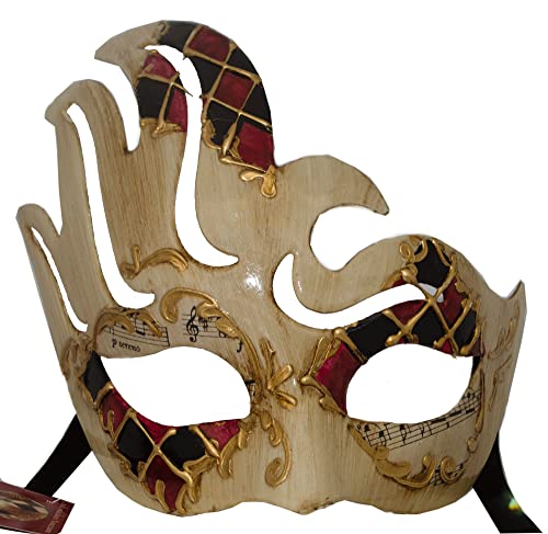 LannaKind Handgefertigte Venezianische Maske Augenmaske Colombina Damen und Herren (C05) von LannaKind