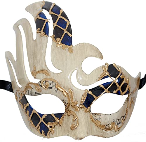 LannaKind Handgefertigte Venezianische Maske Augenmaske Colombina Damen und Herren von LannaKind