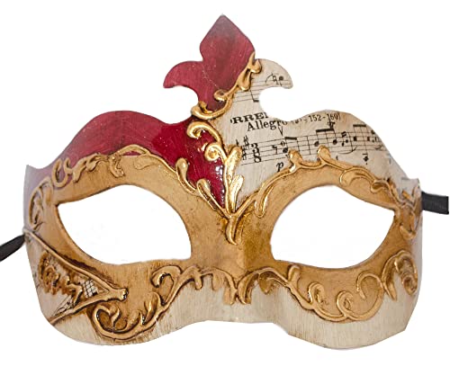 LannaKind Handgefertigte Venezianische Maske Augenmaske Maskerade Ballmaske Fasching Damen und Herren von LannaKind