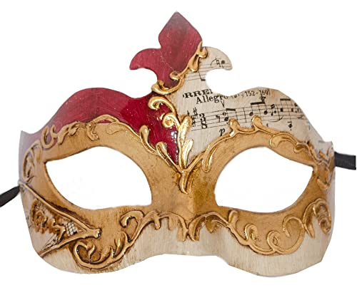 LannaKind Handgefertigte Venezianische Maske Augenmaske Maskerade Ballmaske Fasching Damen und Herren LannaKind Handgefertigte Venezianische Maske Augenmaske Maskerade Ballmaske Fasching Damen und Herren von LannaKind