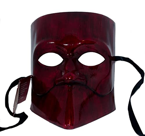 LannaKind Venezianische Maske Casanova Bauta Ballmaske Karneval Fasching Herren (Bauta03) von LannaKind