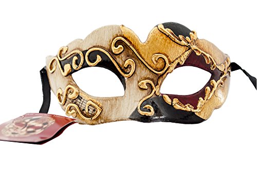 Handgefertigte Venezianische Maske Augenmaske Colombina Ballmaske Karneval Fasching Kinder (C02) von LannaMask