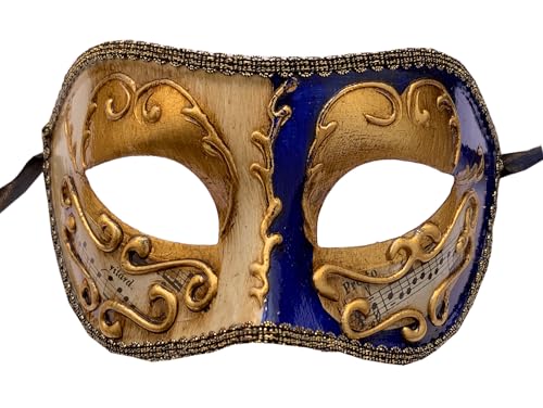 Lannakind Handgefertigte Venezianische Maske Augenmaske Colombina Ballmaske Damen und Herren (C2) von Lannakind