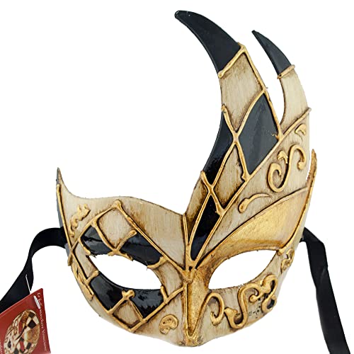 Lannakind Handmade Venetian Mask Eye Mask Colombina Ballmask Carnival (Col5) von Lannakind
