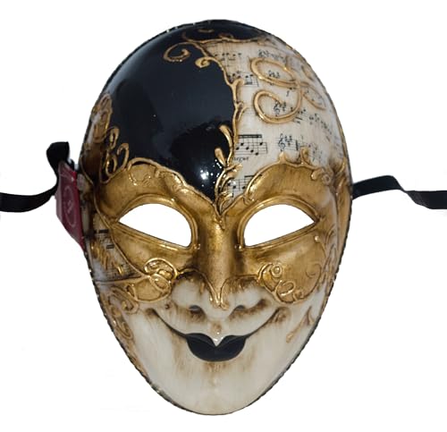 Lannakind Venetian Mask Face Mask Joker Men's Masquerade Carnival Fancy Dress Wall Decoration (J06e) von Lannakind