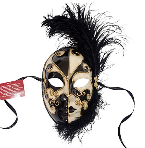 Lannakind Venezianische Maske Gesichtsmaske Volto Damen Karneval Ballmaske Maskerade Wand-Deko Lannakind Venezianische Maske Gesichtsmaske Volto Damen Karneval Ballmaske Maskerade Wand-Deko von Lannakind