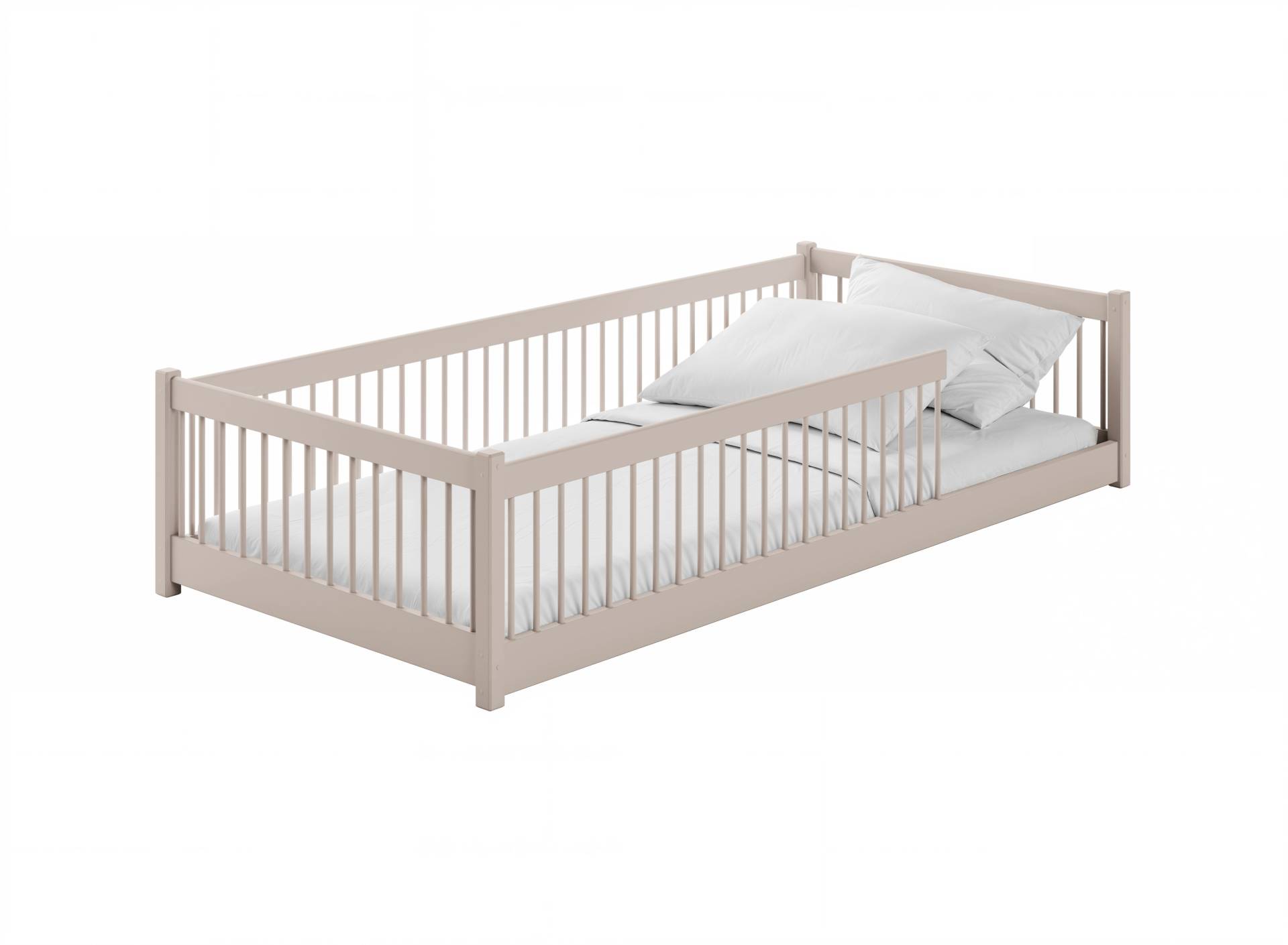 Lano Meble PEDRO Montessori Floor Bett 80x180 cm, Cashmere von Lano Meble