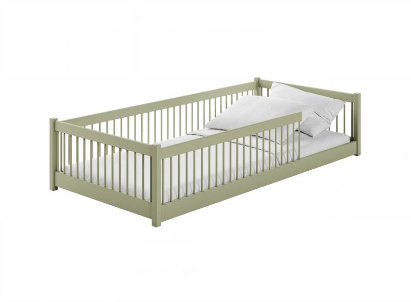 Lano Meble PEDRO Montessori Floor Bett 80x180 cm, Olive von Lano Meble