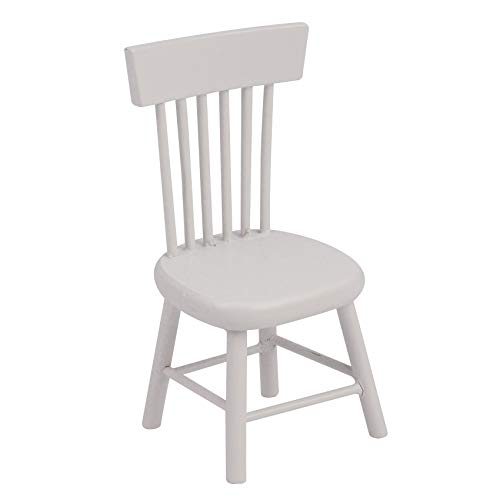 Lanonvy 1/12 Miniature Dining Furniture Holzstuhl von Lanonvy