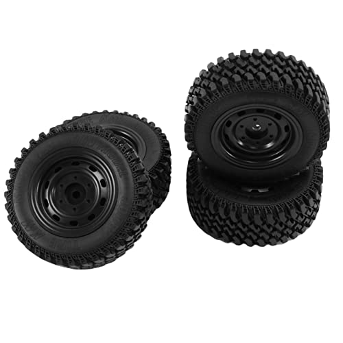Lanonvy 4-Teiliges Gummirad-Reifenset für MN86 1/12 RC Car DIY Upgrade ErsatzteilzubehöR Lanonvy 4-Teiliges Gummirad-Reifenset für MN86 1/12 RC Car DIY Upgrade ErsatzteilzubehöR von Lanonvy