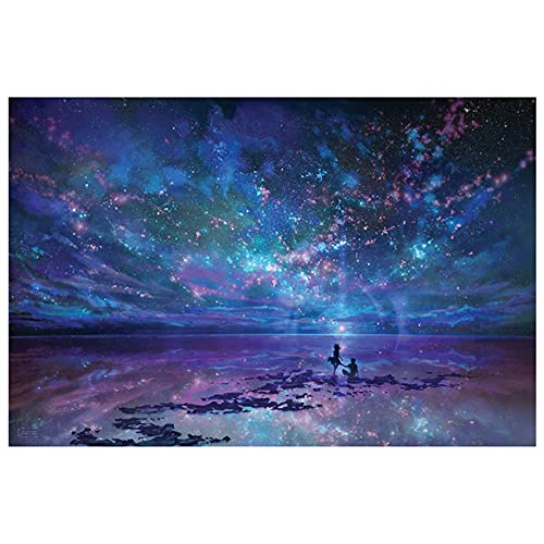 Lanonvy Fantasie Sternen Puzzle 1000 Teile Dekom Pressions Puzzles für Erwachsene 1000 Teile Hoch AuflöSend Puzzle Spielzeug Aus von Lanonvy