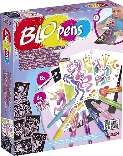 Blopens - Freizeit-Set Fantastische Pferde - Zeichnungen und Färbung - Ab 5 Jahren - Lansay Blopens - Freizeit-Set Fantastische Pferde - Zeichnungen und Färbung - Ab 5 Jahren - Lansay von Lansay