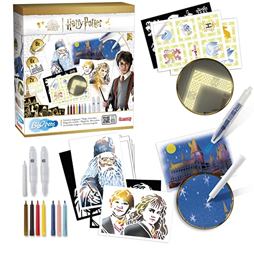 Blopens - Freizeit-Set Harry Potter - Zeichnungen und Färbung - Ab 7 Jahren - Lansay von Lansay