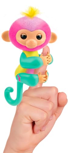 Lansay - FINGERLINGS – Magic Moods Jade – Anhänger Klara an deinen Fingern – Sein Herz leuchtet je nach Stimmung – Kommuniziert mit 70 Tönen und Reaktionen – Batterien enthalten – interaktives von Lansay
