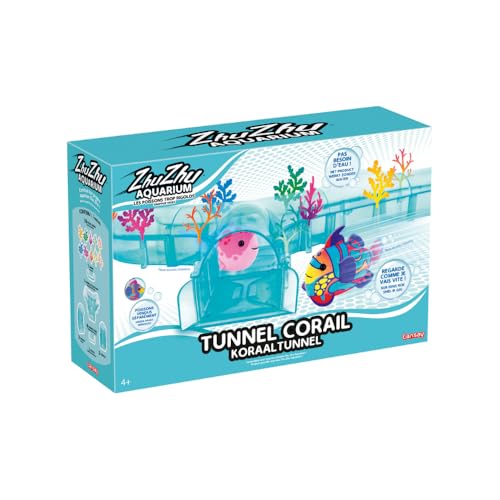 Lansay 51025 ZHU Aquarium Farbiger Tunnel umgeben von Koralle – Schau, lustige Weise bewegt, Fische separat verkauft, Mehrfarbig, one Size Lansay 51025 ZHU Aquarium Farbiger Tunnel umgeben von Koralle – Schau, lustige Weise bewegt, Fische separat verkauft, Mehrfarbig, one Size von Lansay