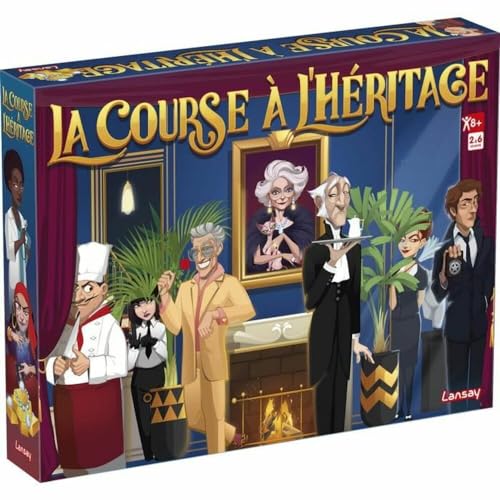 La Course à l'Heritage Gesellschaftsspiel – Strategie zwischen Freunden oder Familie – ab 8 Jahren – 2 bis 6 Spieler Lansay von Lansay