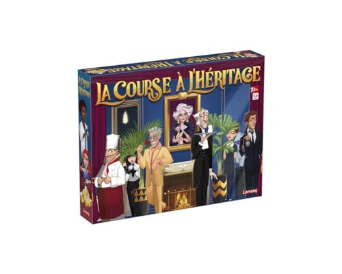 La Course à l'Heritage Gesellschaftsspiel – Strategie zwischen Freunden oder Familie – ab 8 Jahren – 2 bis 6 Spieler Lansay von Lansay