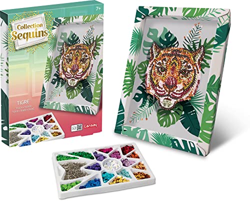 Collection Sequins - Tiger - Manuelle Tätigkeiten - Ab 7 Jahren - Lansay von Lansay