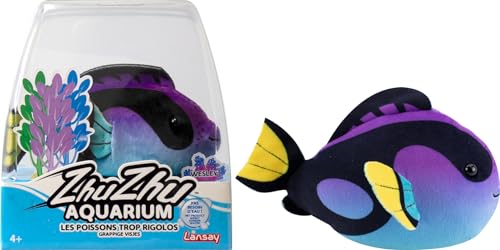 Lansay - ZHU ZHU Aquarium – Merlin der Chirurgische Fisch – Weiches & interaktives Plüschtier für Kinder ab 4 Jahren – lustiges & niedliches Tier, Mini-Unterwasserwelt – kein Wasser erforderlich Lansay - ZHU ZHU Aquarium – Merlin der Chirurgische Fisch – Weiches & interaktives Plüschtier für Kinder ab 4 Jahren – lustiges & niedliches Tier, Mini-Unterwasserwelt – kein Wasser erforderlich von Lansay