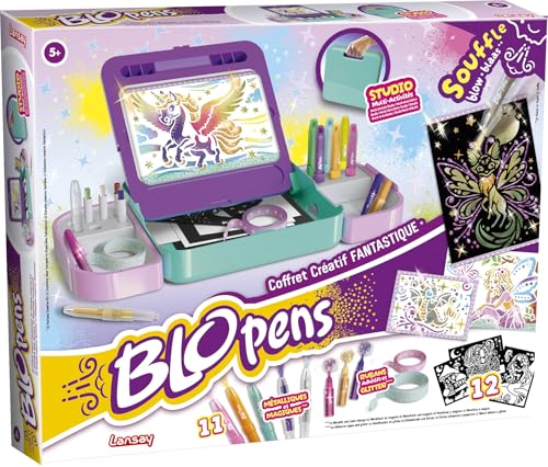 Lansay | BLOPENS FANTASTISCH CREATIEF Set | Tekenset voor kinderen met blaasmarkers, sjablonen, Airbrush-Effect & Glitter | Creatieve activiteit vanaf 5 jaar | Inclusief Accessoires Lansay | BLOPENS FANTASTISCH CREATIEF Set | Tekenset voor kinderen met blaasmarkers, sjablonen, Airbrush-Effect & Glitter | Creatieve activiteit vanaf 5 jaar | Inclusief Accessoires von Lansay