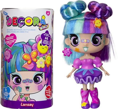 Lansay Deco Girlz – Blume – Mini-Puppe mit 8 Zubehörteilen & Überraschungsaufklebern – Spielzeug Puppe 12,7 cm sammelbar – für Kinder ab 4 Jahren – einzigartiger Stil zum Personalisieren Lansay Deco Girlz – Blume – Mini-Puppe mit 8 Zubehörteilen & Überraschungsaufklebern – Spielzeug Puppe 12,7 cm sammelbar – für Kinder ab 4 Jahren – einzigartiger Stil zum Personalisieren von Lansay