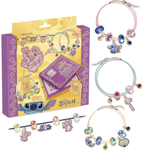 Lansay | Disney – STITCH – Funkelnde Schmuckschatulle | Kreativ-Set für Kinder mit glänzenden Perlen, Stitch & Angel Charms und 4 Halsketten zum Personalisieren | DIY-Aktivität und Geschenk Schmuck ab Lansay | Disney – STITCH – Funkelnde Schmuckschatulle | Kreativ-Set für Kinder mit glänzenden Perlen, Stitch & Angel Charms und 4 Halsketten zum Personalisieren | DIY-Aktivität und Geschenk Schmuck ab von Lansay