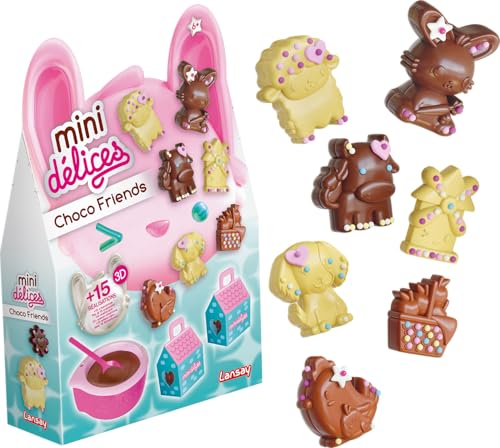 Lansay - MINI DELICES - Choco Friends - Kreativset Schokolade für Kinder ab 6 Jahren - Herstellung von 15 Schokoladen in Tierform - Geschenkverpackung inklusive - Idee für eine kreative Lansay - MINI DELICES - Choco Friends - Kreativset Schokolade für Kinder ab 6 Jahren - Herstellung von 15 Schokoladen in Tierform - Geschenkverpackung inklusive - Idee für eine kreative von Lansay