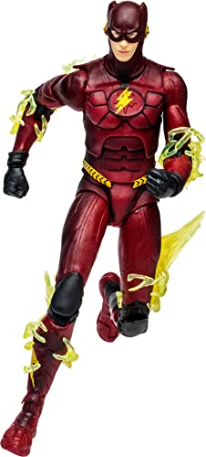 Lansay McFarlane Toys – DC – The Flash – The Flash (Batman Costume) 18 cm – Sammelfigur & Zubehör – Comic-Figuren – ab 12 Jahren von Lansay