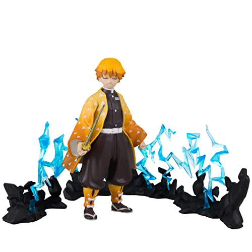 Lansay McFarlane Toys – Demon Slayer – Deluxe – Zenitsu siebte Bewegung – Der Atem des Blitzes – 13 cm – Figuren aus Manga und Anime – ab 12 Jahren von Lansay