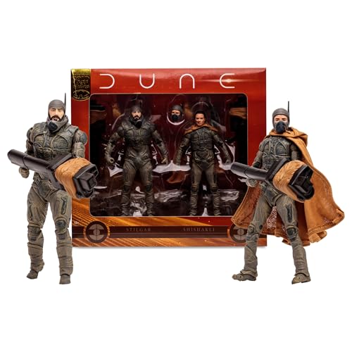 Lansay McFarlane Toys – Dune 2 – Stilgar und Shishakli – Gold Label – Sammlerfigur & Zubehör – Filmfiguren – ab 12 Jahren von Lansay
