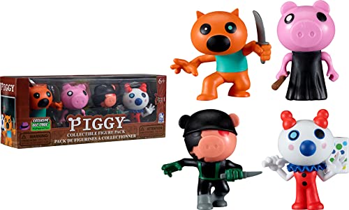 Lansay - Piggy-Pack mit 4 Figuren, 8 cm, Videospielfiguren, 70160 von Lansay