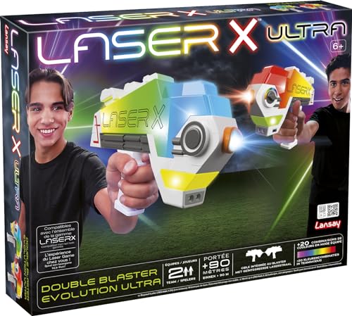Laserspiel - Lansay - 87552 - Laser X - Double Blaster Evolution Ultra von Lansay