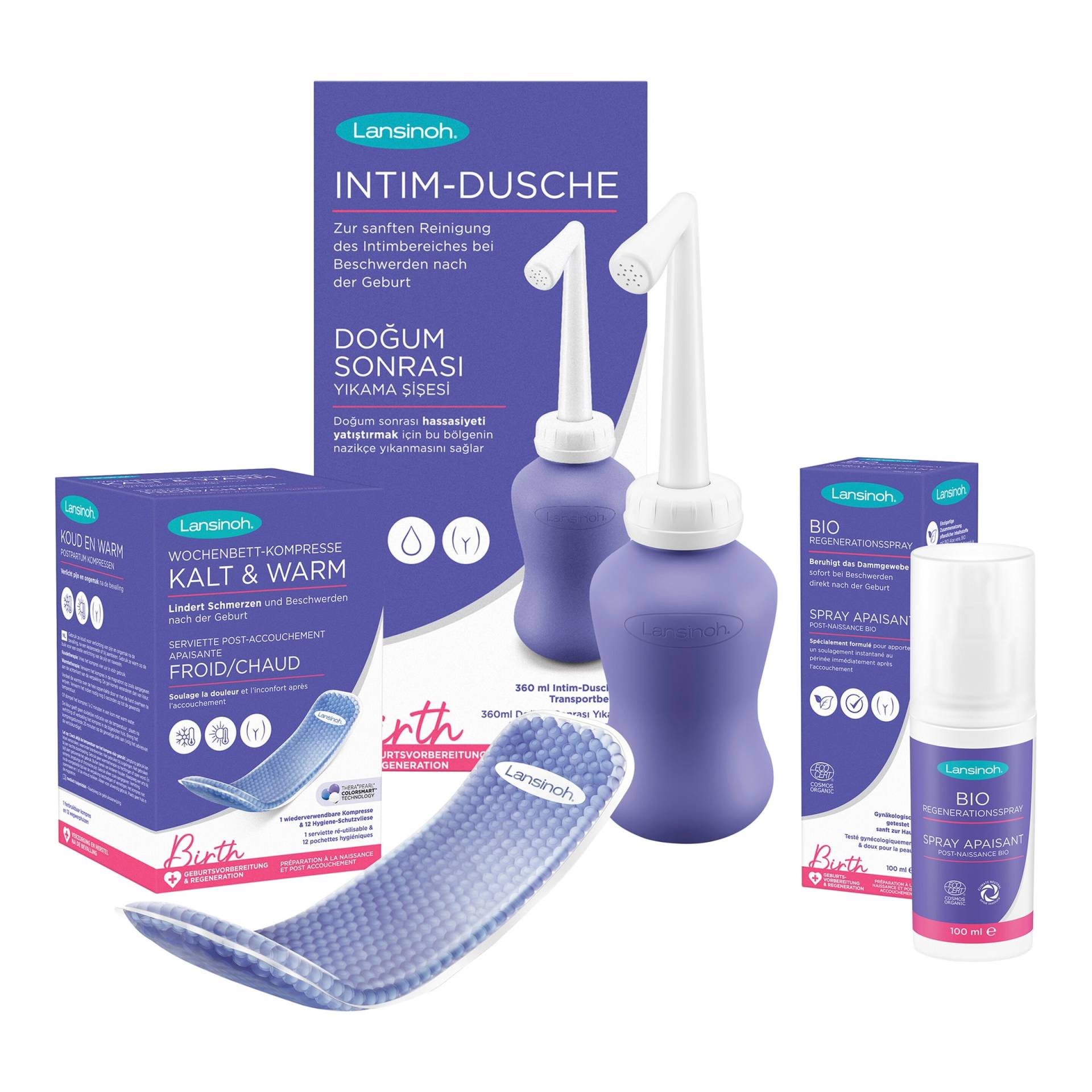 Lansinoh 3tlg. Bundle Wochenbett-Set von Lansinoh