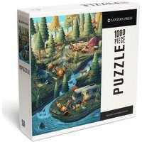 Camping Enjoyment - 1000 Piece Puzzle von Lantern Press, Incorporated, Publishers
