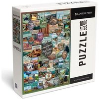 Protect Our National Parks Collection - Collage - 1000 Piece Puzzle Protect Our National Parks Collection - Collage - 1000 Piece Puzzle von Lantern Press, Incorporated, Publishers