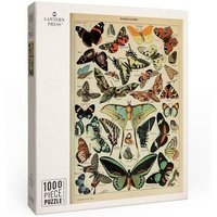 Butterflies - C - Vintage Bookplate - Adolphe Millot Artwork - 1000 Piece Puzzle Butterflies - C - Vintage Bookplate - Adolphe Millot Artwork - 1000 Piece Puzzle von Lantern Press, Incorporated, Publishers