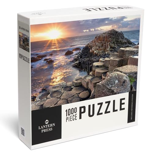 Lantern Press 1000 Teile Puzzle, Irland, Sonnenuntergang am Giant's Causeway, Fotografie A-92041 Lantern Press 1000 Teile Puzzle, Irland, Sonnenuntergang am Giant's Causeway, Fotografie A-92041 von Lantern Press