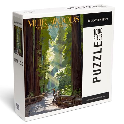 Lantern Press 1000 Teile Puzzle, Muir Woods National Monument, California, Pathway Lantern Press 1000 Teile Puzzle, Muir Woods National Monument, California, Pathway von Lantern Press