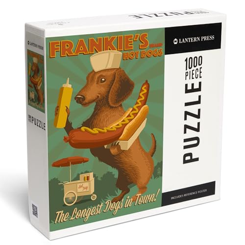 Lantern Press 1000 Teile Puzzle Dackel Retro Hotdog Ad Lantern Press 1000 Teile Puzzle Dackel Retro Hotdog Ad von Lantern Press