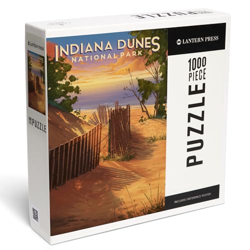 Lantern Press 1000 Teile Puzzle Indiana Dunes National Park Indiana Ölgemälde Lantern Press 1000 Teile Puzzle Indiana Dunes National Park Indiana Ölgemälde von Lantern Press