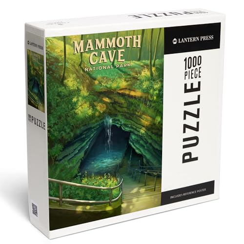 Lantern Press 1000 Teile Puzzle Mammuthöhle Nationalpark Ölgemälde Lantern Press 1000 Teile Puzzle Mammuthöhle Nationalpark Ölgemälde von Lantern Press