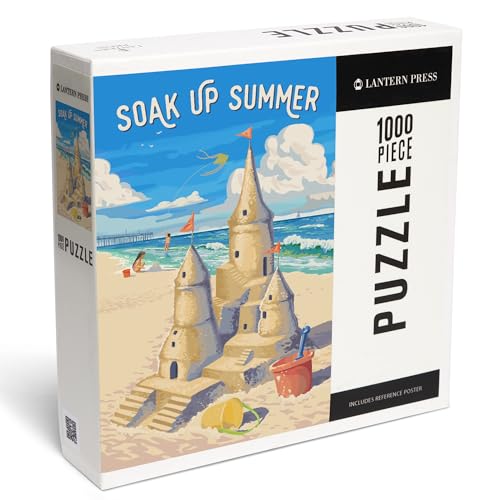 Lantern Press 1000 Teile Puzzle Painterly Soak Up Summer Sand Castle Lantern Press 1000 Teile Puzzle Painterly Soak Up Summer Sand Castle von Lantern Press