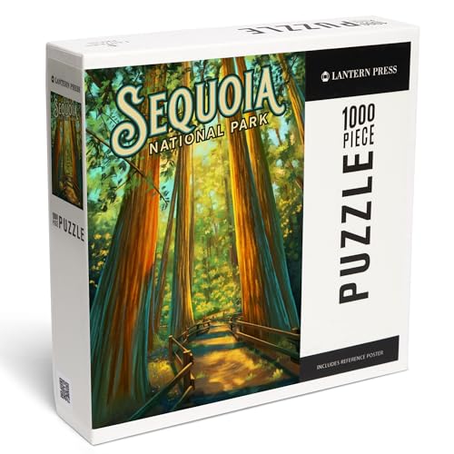 Lantern Press 1000 Teile Puzzle Sequoia National Park Kalifornien Ölgemälde Lantern Press 1000 Teile Puzzle Sequoia National Park Kalifornien Ölgemälde von Lantern Press