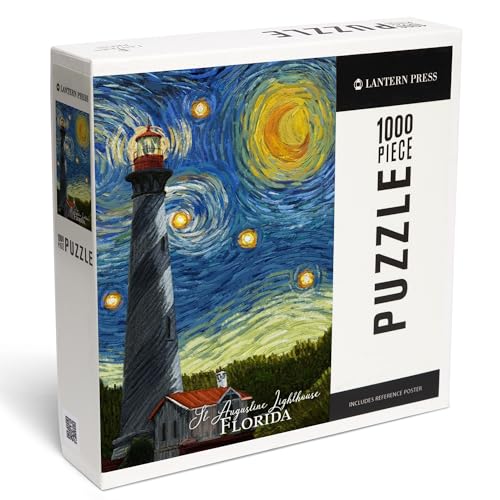 Lantern Press 1000 Teile Puzzle St. Augustine Florida Leuchtturm Sternennacht von Lantern Press