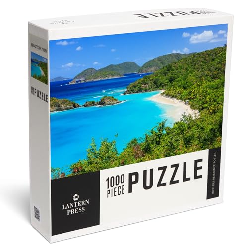 Lantern Press Puzzle mit 1000 Teilen, Jungferninseln, Trunk Bay auf St. John Island Lantern Press Puzzle mit 1000 Teilen, Jungferninseln, Trunk Bay auf St. John Island von Lantern Press
