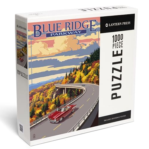 Lantern Press Puzzle mit 1000 Teilen, Linn Cove Viadukt, North Carolina, Blue Ridge Parkway Lantern Press Puzzle mit 1000 Teilen, Linn Cove Viadukt, North Carolina, Blue Ridge Parkway von Lantern Press