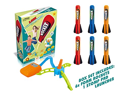 Launch Rockets von Lanx: Lustiges Outdoor-Spielzeug für Kinder, erstaunliche Stunt-Flugzeuge mit Raketenwerfer, Geburtstagsgeschenke für Jungen und Mädchen, ab 3 Jahren (4,5,6,7,8), Lernspiel von Lanx Launch Rockets