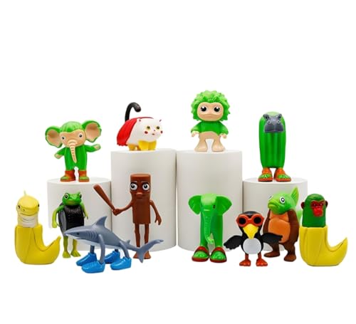 LaoZan Tung Tung Tung Tung Sahur Figur Set - Italian Brainrot Figuren, Tralalero Tralala Sammel-Deko für Fans & Erwachsene von LaoZan